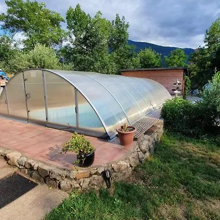 シャレー Chalet De 2 Chambres Avec Piscine Partagee Jardin Amenage Et Wifi A Ax Les Thermes *